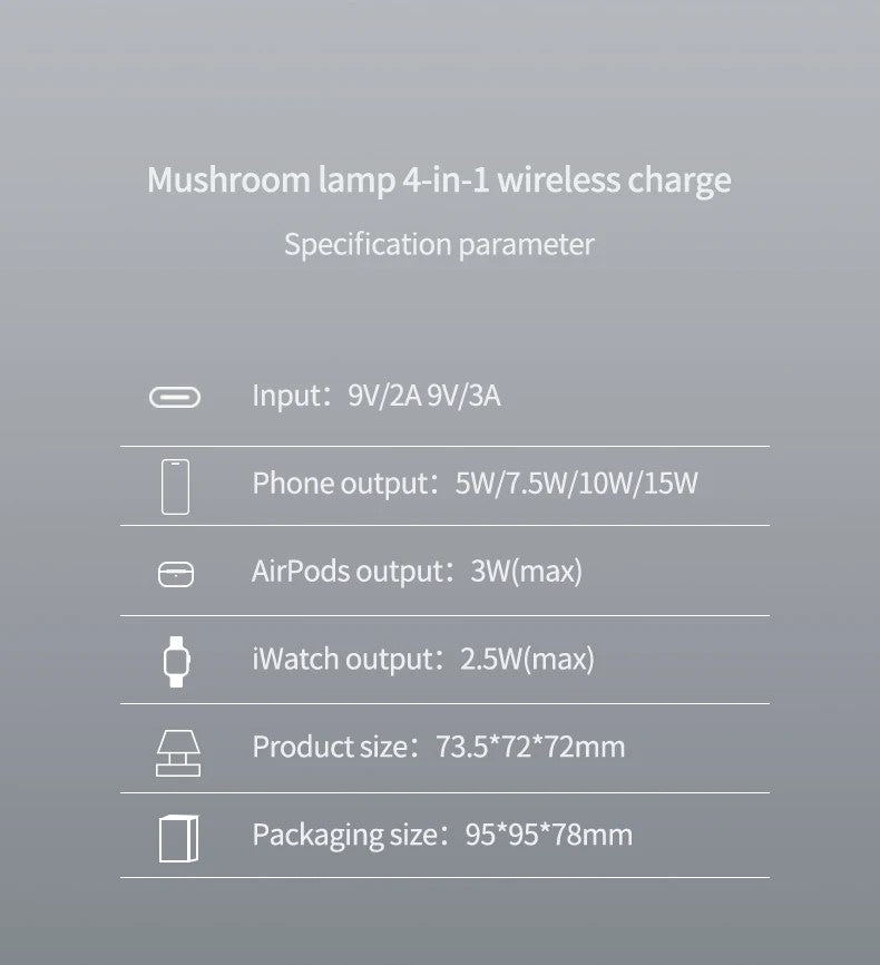Zeno MagDock™ – Station de charge 4-en-1 magnétique iPhone / Apple Watch / AirPods