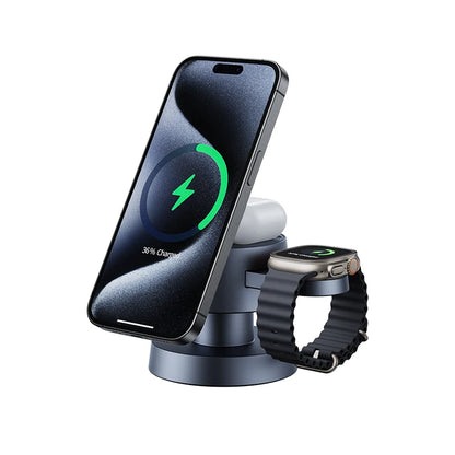 Zeno MagDock™ – Station de charge 4-en-1 magnétique iPhone / Apple Watch / AirPods
